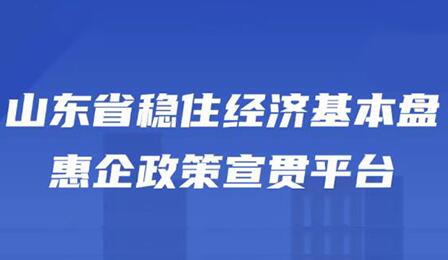 一站匯聚、精準(zhǔn)直達(dá)！環(huán)球軟件研發(fā)的山東省惠企政策宣貫平臺(tái)上線了